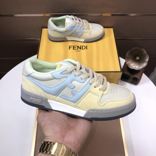 Cheap Fendi Casual Shoes For Men #1256738 Replica Wholesale [$105.00 USD] [ITEM#1256738] on Replica Fendi Casual Shoes