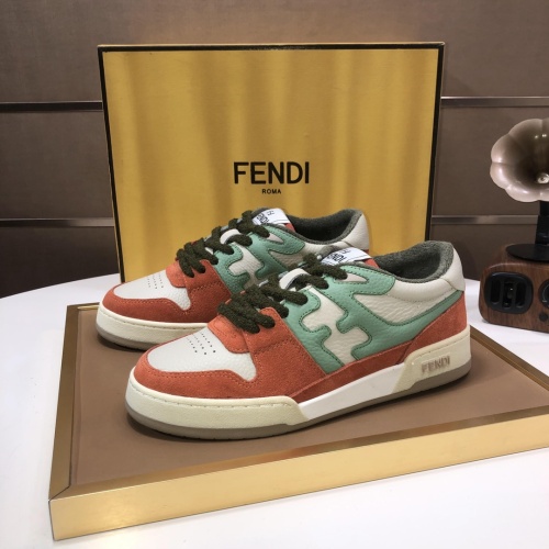 Cheap Fendi Casual Shoes For Men #1256741 Replica Wholesale [$105.00 USD] [ITEM#1256741] on Replica Fendi Casual Shoes