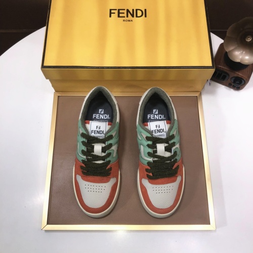 Cheap Fendi Casual Shoes For Men #1256741 Replica Wholesale [$105.00 USD] [ITEM#1256741] on Replica Fendi Casual Shoes