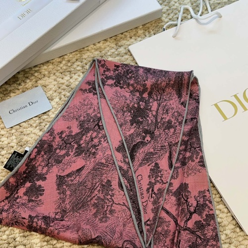 Cheap Christian Dior Silk Scarf #1256742 Replica Wholesale [$56.00 USD] [ITEM#1256742] on Replica Christian Dior Scarf