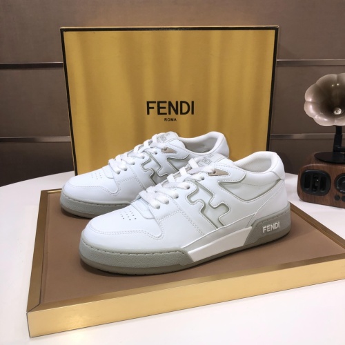 Cheap Fendi Casual Shoes For Men #1256744 Replica Wholesale [$105.00 USD] [ITEM#1256744] on Replica Fendi Casual Shoes