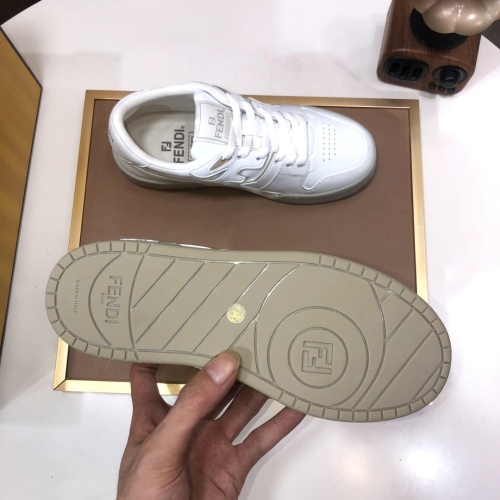 Cheap Fendi Casual Shoes For Men #1256744 Replica Wholesale [$105.00 USD] [ITEM#1256744] on Replica Fendi Casual Shoes