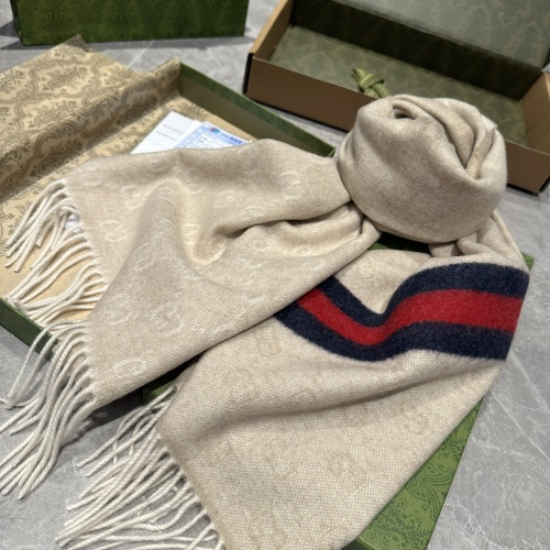 Cheap Gucci Scarf #1256757 Replica Wholesale [$64.00 USD] [ITEM#1256757] on Replica Gucci Scarf