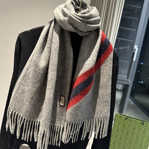 Cheap Gucci Scarf #1256761 Replica Wholesale [$64.00 USD] [ITEM#1256761] on Replica Gucci Scarf