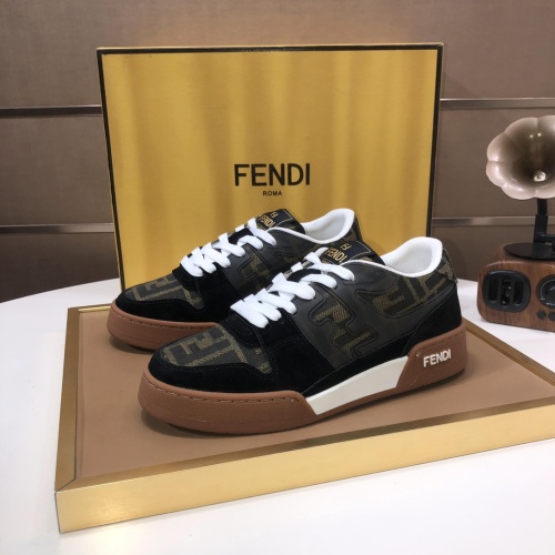 Cheap Fendi Casual Shoes For Men #1256762 Replica Wholesale [$105.00 USD] [ITEM#1256762] on Replica Fendi Casual Shoes