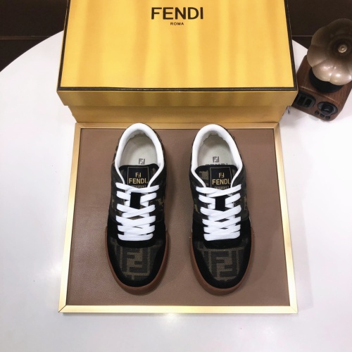 Cheap Fendi Casual Shoes For Men #1256762 Replica Wholesale [$105.00 USD] [ITEM#1256762] on Replica Fendi Casual Shoes