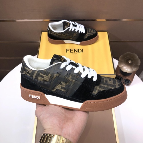 Cheap Fendi Casual Shoes For Men #1256762 Replica Wholesale [$105.00 USD] [ITEM#1256762] on Replica Fendi Casual Shoes