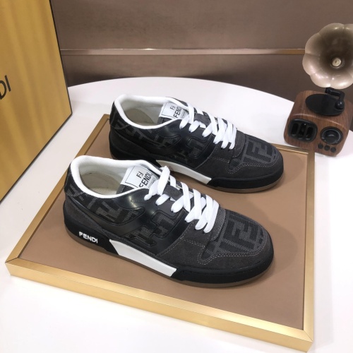 Cheap Fendi Casual Shoes For Men #1256764 Replica Wholesale [$105.00 USD] [ITEM#1256764] on Replica Fendi Casual Shoes