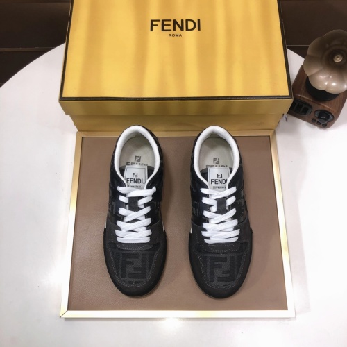 Cheap Fendi Casual Shoes For Men #1256764 Replica Wholesale [$105.00 USD] [ITEM#1256764] on Replica Fendi Casual Shoes