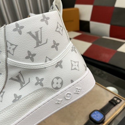 Cheap Louis Vuitton High Tops Shoes For Men #1256821 Replica Wholesale [$80.00 USD] [ITEM#1256821] on Replica Louis Vuitton High Tops Shoes