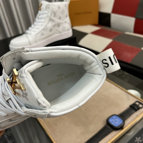 Cheap Louis Vuitton High Tops Shoes For Men #1256821 Replica Wholesale [$80.00 USD] [ITEM#1256821] on Replica Louis Vuitton High Tops Shoes