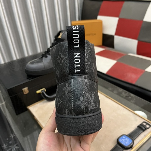 Cheap Louis Vuitton High Tops Shoes For Men #1256823 Replica Wholesale [$80.00 USD] [ITEM#1256823] on Replica Louis Vuitton High Tops Shoes