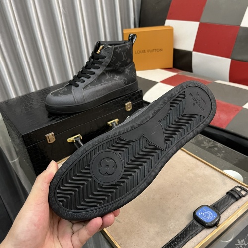 Cheap Louis Vuitton High Tops Shoes For Men #1256823 Replica Wholesale [$80.00 USD] [ITEM#1256823] on Replica Louis Vuitton High Tops Shoes