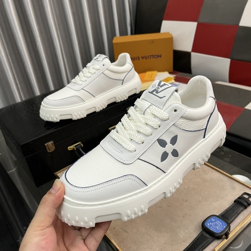 Cheap Louis Vuitton Casual Shoes For Men #1256878 Replica Wholesale [$98.00 USD] [ITEM#1256878] on Replica Louis Vuitton Casual Shoes