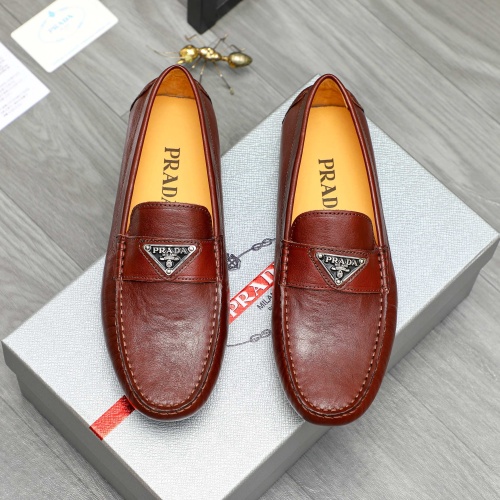 Cheap Prada Leather Shoes For Men #1256893 Replica Wholesale [$68.00 USD] [ITEM#1256893] on Replica Prada Leather Shoes