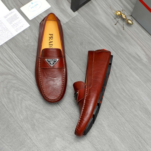 Cheap Prada Leather Shoes For Men #1256893 Replica Wholesale [$68.00 USD] [ITEM#1256893] on Replica Prada Leather Shoes