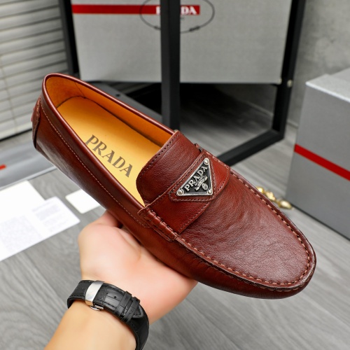 Cheap Prada Leather Shoes For Men #1256893 Replica Wholesale [$68.00 USD] [ITEM#1256893] on Replica Prada Leather Shoes