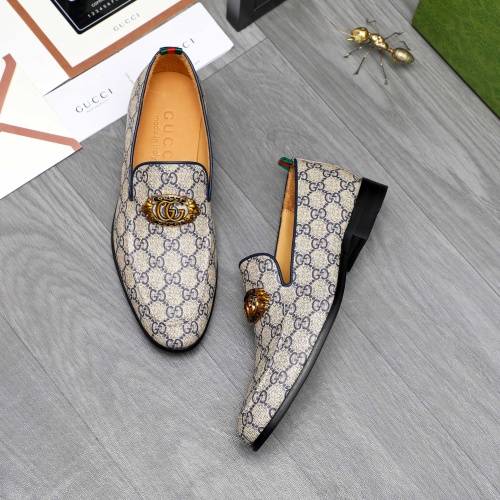 Cheap Gucci Oxfords Shoes For Men #1256920 Replica Wholesale [$88.00 USD] [ITEM#1256920] on Replica Gucci Oxfords Shoes