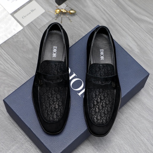 Cheap Christian Dior Leather Shoes For Men #1256924 Replica Wholesale [$92.00 USD] [ITEM#1256924] on Replica Christian Dior Leather Shoes