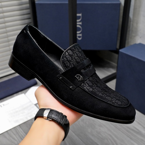 Cheap Christian Dior Leather Shoes For Men #1256924 Replica Wholesale [$92.00 USD] [ITEM#1256924] on Replica Christian Dior Leather Shoes