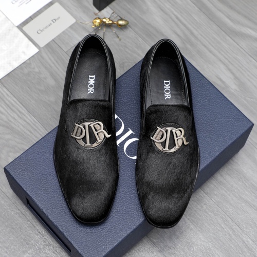 Cheap Christian Dior Leather Shoes For Men #1256925 Replica Wholesale [$96.00 USD] [ITEM#1256925] on Replica Christian Dior Leather Shoes