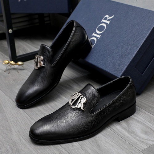 Cheap Christian Dior Leather Shoes For Men #1256926 Replica Wholesale [$92.00 USD] [ITEM#1256926] on Replica Christian Dior Leather Shoes