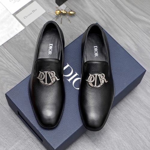 Cheap Christian Dior Leather Shoes For Men #1256926 Replica Wholesale [$92.00 USD] [ITEM#1256926] on Replica Christian Dior Leather Shoes