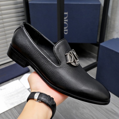 Cheap Christian Dior Leather Shoes For Men #1256926 Replica Wholesale [$92.00 USD] [ITEM#1256926] on Replica Christian Dior Leather Shoes