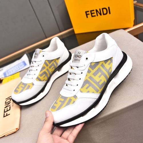 Cheap Fendi Casual Shoes For Men #1256930 Replica Wholesale [$80.00 USD] [ITEM#1256930] on Replica Fendi Casual Shoes