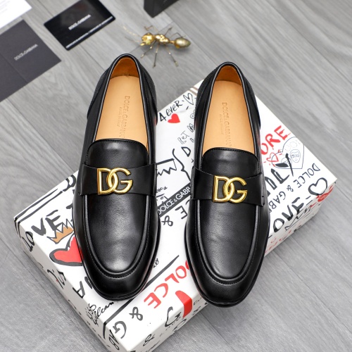 Cheap Dolce &amp; Gabbana D&amp;G Leather Shoes For Men #1256938 Replica Wholesale [$125.00 USD] [ITEM#1256938] on Replica Dolce &amp; Gabbana D&amp;G Leather Shoes