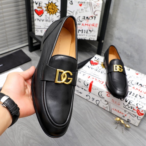 Cheap Dolce &amp; Gabbana D&amp;G Leather Shoes For Men #1256938 Replica Wholesale [$125.00 USD] [ITEM#1256938] on Replica Dolce &amp; Gabbana D&amp;G Leather Shoes