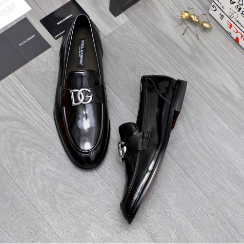 Cheap Dolce &amp; Gabbana D&amp;G Leather Shoes For Men #1256939 Replica Wholesale [$125.00 USD] [ITEM#1256939] on Replica Dolce &amp; Gabbana D&amp;G Leather Shoes