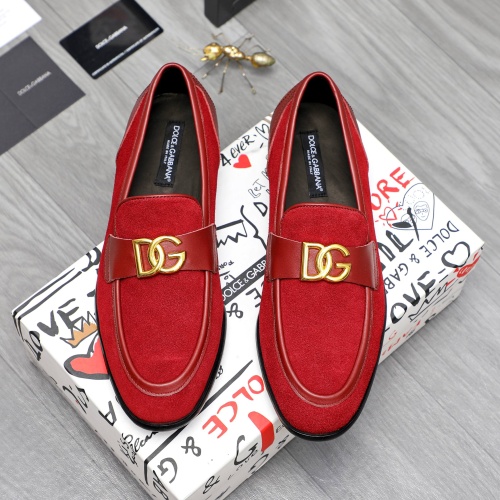 Cheap Dolce &amp; Gabbana D&amp;G Leather Shoes For Men #1256940 Replica Wholesale [$125.00 USD] [ITEM#1256940] on Replica Dolce &amp; Gabbana D&amp;G Leather Shoes