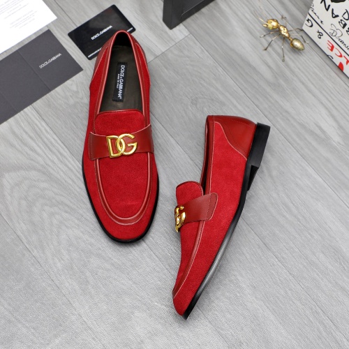 Cheap Dolce &amp; Gabbana D&amp;G Leather Shoes For Men #1256940 Replica Wholesale [$125.00 USD] [ITEM#1256940] on Replica Dolce &amp; Gabbana D&amp;G Leather Shoes