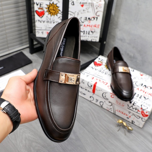 Cheap Dolce &amp; Gabbana D&amp;G Leather Shoes For Men #1256943 Replica Wholesale [$125.00 USD] [ITEM#1256943] on Replica Dolce &amp; Gabbana D&amp;G Leather Shoes