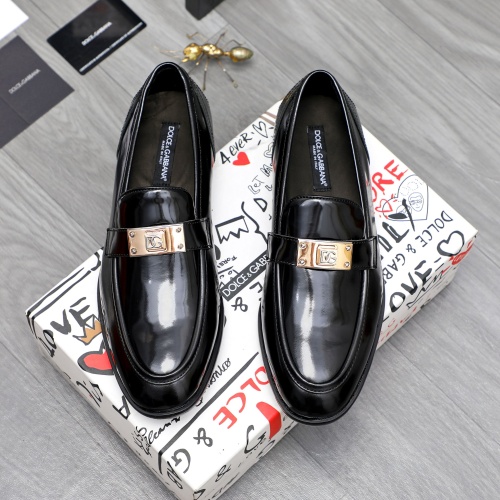 Cheap Dolce &amp; Gabbana D&amp;G Leather Shoes For Men #1256944 Replica Wholesale [$125.00 USD] [ITEM#1256944] on Replica Dolce &amp; Gabbana D&amp;G Leather Shoes