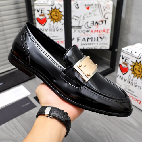 Cheap Dolce &amp; Gabbana D&amp;G Leather Shoes For Men #1256946 Replica Wholesale [$125.00 USD] [ITEM#1256946] on Replica Dolce &amp; Gabbana D&amp;G Leather Shoes