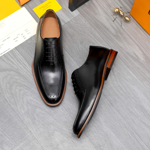 Cheap Louis Vuitton LV Oxfords Shoes For Men #1256949 Replica Wholesale [$88.00 USD] [ITEM#1256949] on Replica Louis Vuitton LV Oxfords Shoes