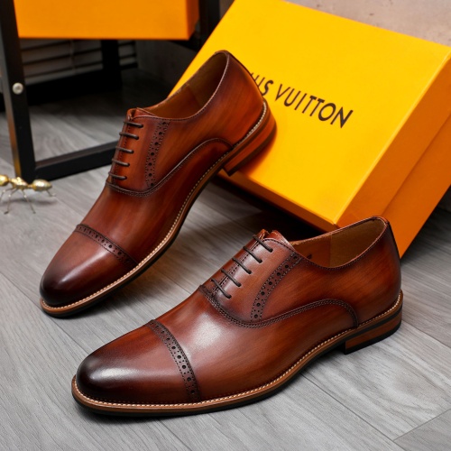 Cheap Louis Vuitton LV Oxfords Shoes For Men #1256950 Replica Wholesale [$88.00 USD] [ITEM#1256950] on Replica Louis Vuitton LV Oxfords Shoes