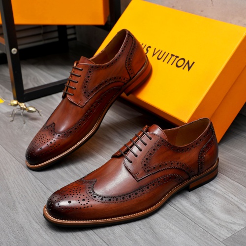 Cheap Louis Vuitton LV Oxfords Shoes For Men #1256953 Replica Wholesale [$88.00 USD] [ITEM#1256953] on Replica Louis Vuitton LV Oxfords Shoes