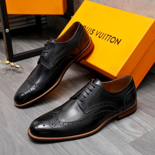 Cheap Louis Vuitton LV Oxfords Shoes For Men #1256954 Replica Wholesale [$88.00 USD] [ITEM#1256954] on Replica Louis Vuitton LV Oxfords Shoes