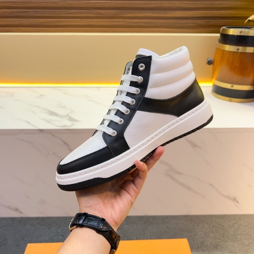 Cheap Gucci High Tops Shoes For Men #1256969 Replica Wholesale [$80.00 USD] [ITEM#1256969] on Replica Gucci High Tops Shoes