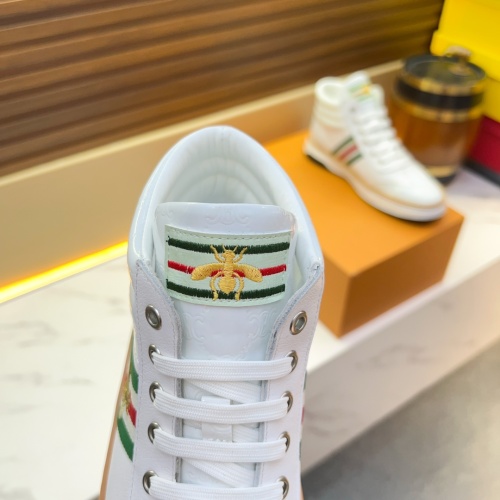 Cheap Gucci High Tops Shoes For Men #1256971 Replica Wholesale [$80.00 USD] [ITEM#1256971] on Replica Gucci High Tops Shoes