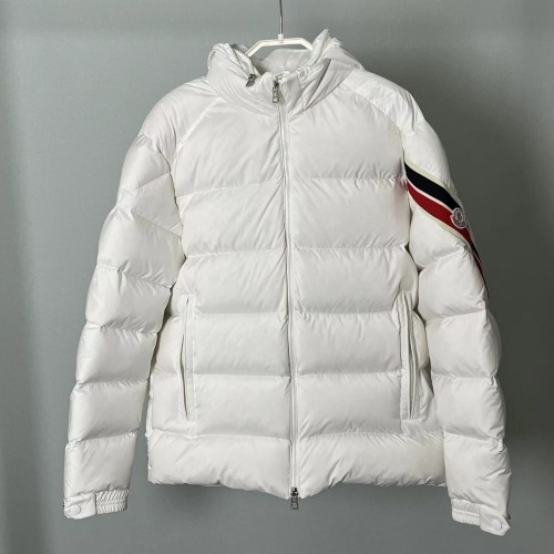 Cheap Moncler Down Feather Coat Long Sleeved For Men #1256975 Replica Wholesale [$172.00 USD] [ITEM#1256975] on Replica Moncler Down Feather Coat