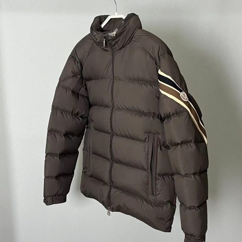 Cheap Moncler Down Feather Coat Long Sleeved For Men #1256976 Replica Wholesale [$172.00 USD] [ITEM#1256976] on Replica Moncler Down Feather Coat