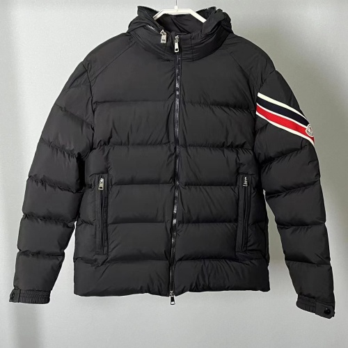 Cheap Moncler Down Feather Coat Long Sleeved For Men #1256977 Replica Wholesale [$172.00 USD] [ITEM#1256977] on Replica Moncler Down Feather Coat