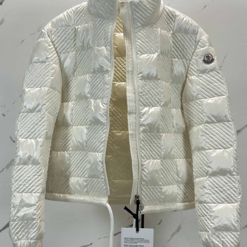 Cheap Moncler Down Feather Coat Long Sleeved For Women #1256985 Replica Wholesale [$172.00 USD] [ITEM#1256985] on Replica Moncler Down Feather Coat