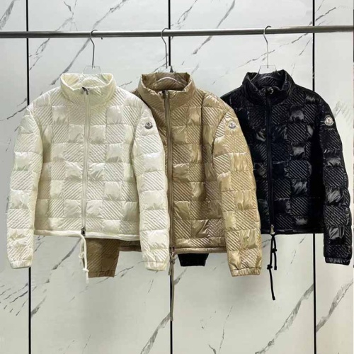 Cheap Moncler Down Feather Coat Long Sleeved For Women #1256985 Replica Wholesale [$172.00 USD] [ITEM#1256985] on Replica Moncler Down Feather Coat