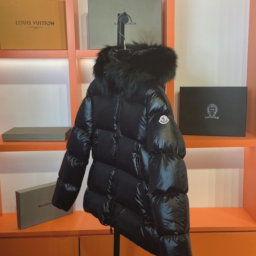 Cheap Moncler Down Feather Coat Long Sleeved For Women #1256990 Replica Wholesale [$210.00 USD] [ITEM#1256990] on Replica Moncler Down Feather Coat