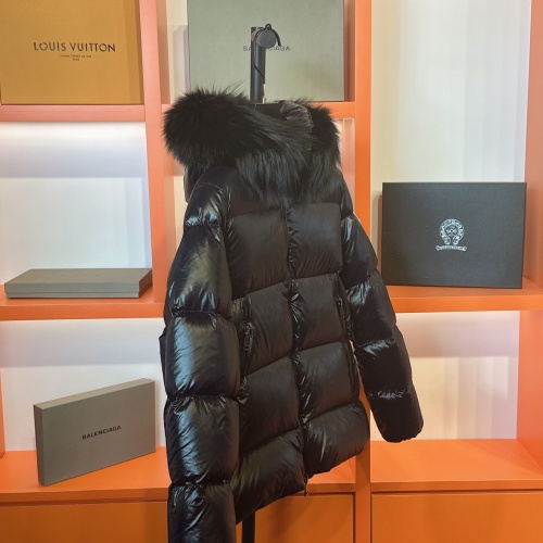 Cheap Moncler Down Feather Coat Long Sleeved For Women #1256990 Replica Wholesale [$210.00 USD] [ITEM#1256990] on Replica Moncler Down Feather Coat